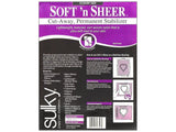 Sulky Of America Cut Away Soft N Sheer Stabilizer, 20 by 3 yd, White
