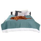 Furhaven Waterproof & Non-Slip Twin Size Mattress Cover Protector for Dogs & Cats, Washable, For Beds, Couches, & Car Seats - Qu