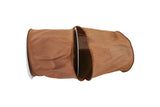 Reliant Ribbon 92975W-092-10F Dupioni Supreme Wired Edge Ribbon, 4 Inch X 10 Yards, Brown