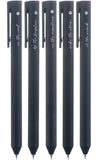 DIVERSEBEE Black Gel Ink Pens, 0.5 mm Gel Pens Fine Point, Bible Pens No Bleed Through with Cute Fine Tip, Bible Study Journalin