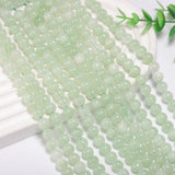 6mm Natural Stone Beads 65 Pcs New Mountain Jade Crystals Round Smooth Genuine Stone Loose Gemstone Beads for Bracelet Jewelry M