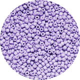 Bala&Fillic Light Purple Color 4mm Seed Beads About 1200pcs/100Grams in Bag, 6/0 Glass Craft Beads for Making Bracelet and Neckl