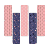 woopme Set of 5 Magnetic Abstract Art Line Design Bookmark for Book Lovers Readers Students Gift Magnetic Page Clips Folding