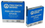 Precision Brand 19430 Steel Thickness Feeler Gage Coil, 0.012 Thickness, 1/2 Width, 25 Length