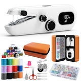 Handheld Sewing Machine, Portable Mini Sewing Machine for Beginners & Adults - Smart LCD Screen, USB-C Fast Charge, 3-Speed Cont