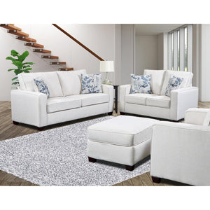 American Furniture Classics Relay Mist 4-Piece Set With Sleeper Sofas, Soft Washed Cream Tweed