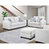 American Furniture Classics Relay Mist 4-Piece Set With Sleeper Sofas, Soft Washed Cream Tweed