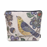 Kalygon Hummingbird Makeup Organizer Bag Cosmetic Bag For Men Women, Colorful Hummingbirds Cherry Tree Branch Travel Toiletry Ba