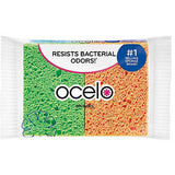 OCelO Cellulose Sponges, Assorted Colors 4 ea (Pack of 24)