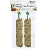 Exotic Nutrition Eucalyptus Sticks - Healthy Vitamin-Fortified Crunchy Chew Treat - Natural Treat for Sugar Gliders - Made with 