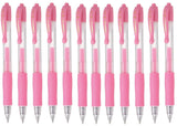 Pilot G2 Retractable Pastel Gel Ink Rollerball Pens, Fine Point 0.7mm, Pink, 12 Count