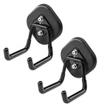 2 Pack Strong Gator Magnetic Hooks Heavy Duty for Hanging, Large Magnet Garage Utility Tool Accessories Organizer Holder with An