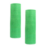 10 inch x 60 feet(20 Yards)-YYCRAFT Poly Mesh Ribbon for Decoration/Wreath Making Craft(Green,No Metallic Foil)