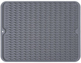 VHKD Silicon Dish Drying mat NonSlip Coffee Machine Easy Clean Sink Large HeatResistant Dish Drainer Kitchen Counter Sink Refr