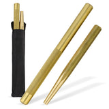 ABN Brass Punch Set 2 Piece Brass Drift Pin Punch Set Mechanics NonMarring Chisel Punches for Vehicles