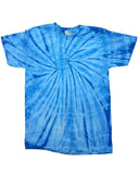 HS1000B TieDye Youth Spider TieDyed Tee Royal Spider Small