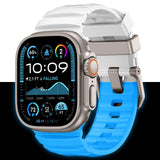 NewWays Sports Rugged Silicone Rubber Band for Apple Watch Ultra 3 2 49mm Series11 10 46mm 45mm 44mm, Rocky Point Band for iWatc