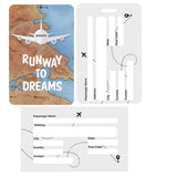 Sign Ever Luggage Tag For Suitcases & Bags Travel Id Tag With Name, Address & Contact Card | Secure Silicone Loop, Waterproof 