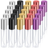 Yinder 25 Pcs 10ml Travel Spray Bottle Refillable Perfume Atomizer Bulk Glass Mini Cologne Perfume Bottles Empty Fine Mist Porta