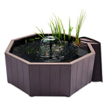 Aquagarden No Dig Nature Pool Complete Water Feature Kit Attract Birds And Wildlife To Your Yard Includes Pond Structure Liner Fountain Pump Nature Ladder Planting Pocket -Like New