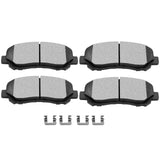 SCITOO Ceramic Brake Pads, 4pcs Front Brake Pads Brakes Kits fit for 2015-2016 for Chrysler 200,2013-2016 for Dodge Dart
