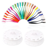 Yoseng 24 Colors Ink Blending Brushes, Background Blenders,Ink Blending Tools for Card Making with Stand