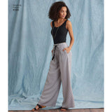 Simplicity Creative Patterns Misses Pants with Length & Width Variations & Tie Belt Pattern, H5 (68101214)