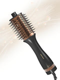 PRITECH One-Step Volumizer Hair Dryer Brush, 4-in-1 Ionic Hot Air Styler, 1200W Fast Drying, Ceramic Anti-Frizz Blowout Brush fo