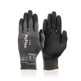 Ansell HyFlex 11-840 Ergonomic Abrasion-Resistant Nylon Spandex Nitrile Coated Industrial Gloves for Automotive, Fabrication - S