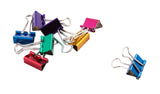 Small Binder Clips .75 8/PkgAssorted Colors