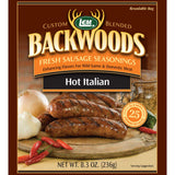 LEM Products Backwoods Hot Italian Fresh Sausage Seasoning, Ideal for Wild Game and Domestic Meat, Seasons Up to 25 Pounds of Me