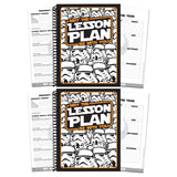 Eureka 40 Week Star Wars Super Troopers Lesson Plan Book, Pack of 2 (EU-866274-2)