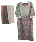Gosriki Women'S Cotton Blend Straight Printed Kurta With Pant & Dupatta (Spring Green-Nw-Gs_Xl_Light Green_X-Large),Light Green,,B0C4T5H4T7