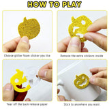 500 Pcs Halloween Foam Stickers Self Adhesive Glitter Foam Stickers for Kids Arts and Craft Supplies