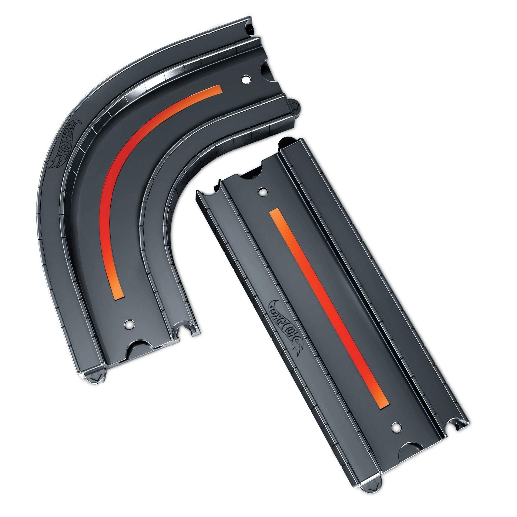 Hot Wheels Track Pack Accessory - Straight + Curved, Multicolor