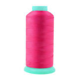 Mandala Crafts Size 92 280D T90 Bonded Nylon Thread - Hot Pink 1100 YDs Tex 90 Heavy Duty Sewing Threads for Leather, Jeans, Wea