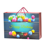 PPJ  HAPPY BIRTHDAY (10 Pcs.) (MULTICOLOUR) PAPER CARRY BAG, 14 Inch X 10 Inch X 4 Inch for BIRTHDAY FUNCTION/BIRTHDAY/GIFTS R