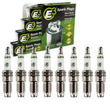 8 pc E3 Spark Plugs compatible with Chevrolet Silverado 1500 4.8L 5.3L 6.0L 6.2L V8 1999-2013
