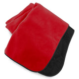 Mambe Extreme Weather Outdoor Blanket - Red, Large - 100% Waterproof and Windproof, Soft Warm Polarfleece with Durable Nylon She