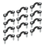 Booms Fishing MA1 Kayak Pad Eye Nylon Nuts & Bolts Kit 12PCS Black