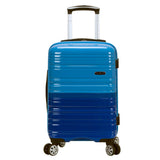 Rockland Melbourne Hardside Expandable Spinner Wheel Luggage, Two tone blue, CarryOn 20Inch