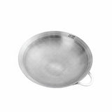 SNAPPSY Oil Draining Sieve Food Grade Fine Mesh Strainer Rust Resistant Mesh Strainer Bowl for Frying, Washing XL Single Ear