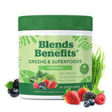 360 Nutrition Super Greens Powder with Probiotics & Digestive Enzymes, Sugar & Gluten Free, Plant-Based Superfood for Gut Health