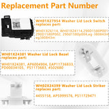 (???????? ????????????????) WH01X27954 Washer Lid Lock Switch WH01X24381 Washer Lid Lock Bezel WH02X24399 Washer Lid Lock Strike