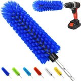 Drill Brush for Car Wheel and Bottle, Highly Dense and Durable Car Cleaning Brush for Wheels, Rims, Engines, Exhaust, Bottle(Dar