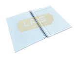 Lrs Draft Book/Practical Notebook A4 Size Spiral Bound Premium 160 Gsm Thick Smooth Paper One Side Ruled/One Side Plain 