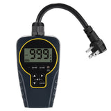 Techbee 1 s to 999 h Short/Long On-Off Interval Repeat Cycle Timer Plug Outlet with Countdown and Light Sensor Waterproof for Outdoor (15A 1HP)-New