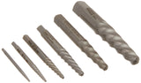 IRWIN Screw Extractor, Spiral Flute, 6Piece (53545)