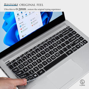 Keyboard Cover Skin for 14 inch HP Pavilion x360 14 14-FQ/DQ/DK/DH/DS/DF/CF/CD/BA/BF/BW Series 14-dk1013dx/dk1003dx/dk0002dx 14-