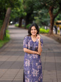 Anni Designer Women'S Rayon Viscose Straight Printed Kurta With Pant (Tisur Begani-Vks01_L_Begani_Large),Begani,L,,,